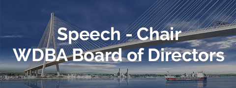 Speech - Chair, WDBA Board of Directors