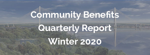 Community Benefits Quarterly Report Winter 2020