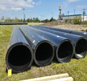 Five HDPE Pipes
